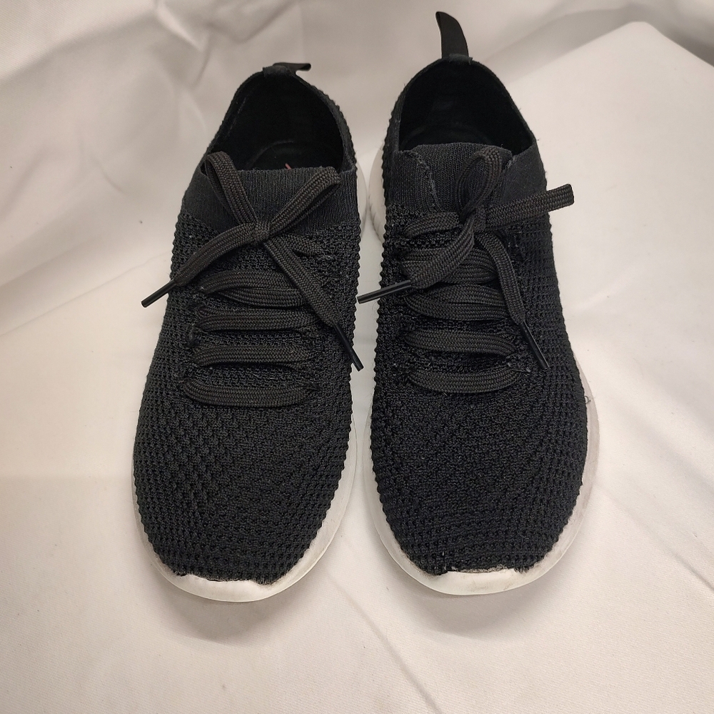 Skechers Shoes Womens 7 Go Walk Joy Fresh View Slip On Sneakers Black Low Top
